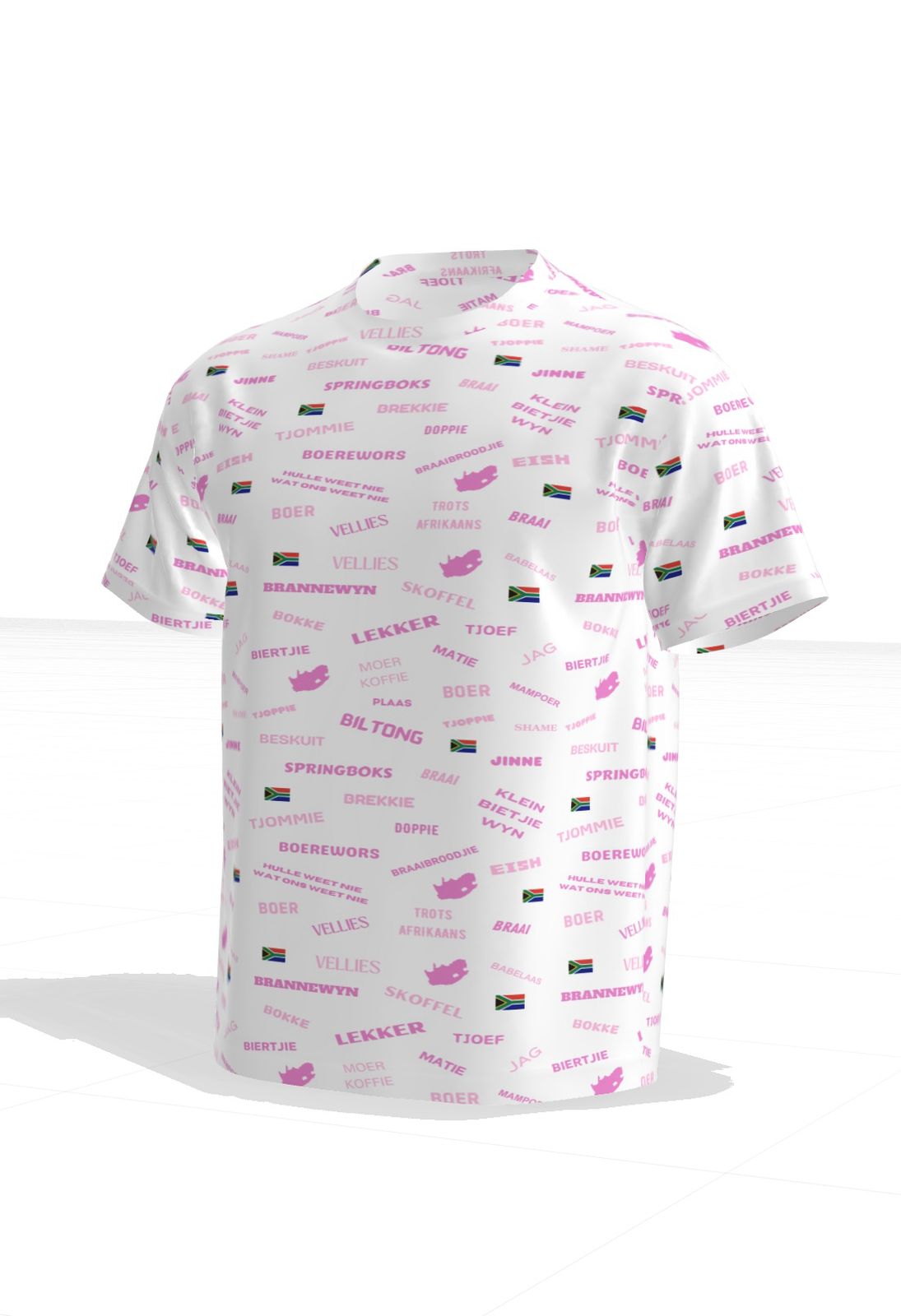 Mens Pienk Hempie